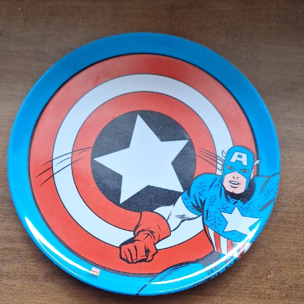 Captain America Shield Plate Melamine